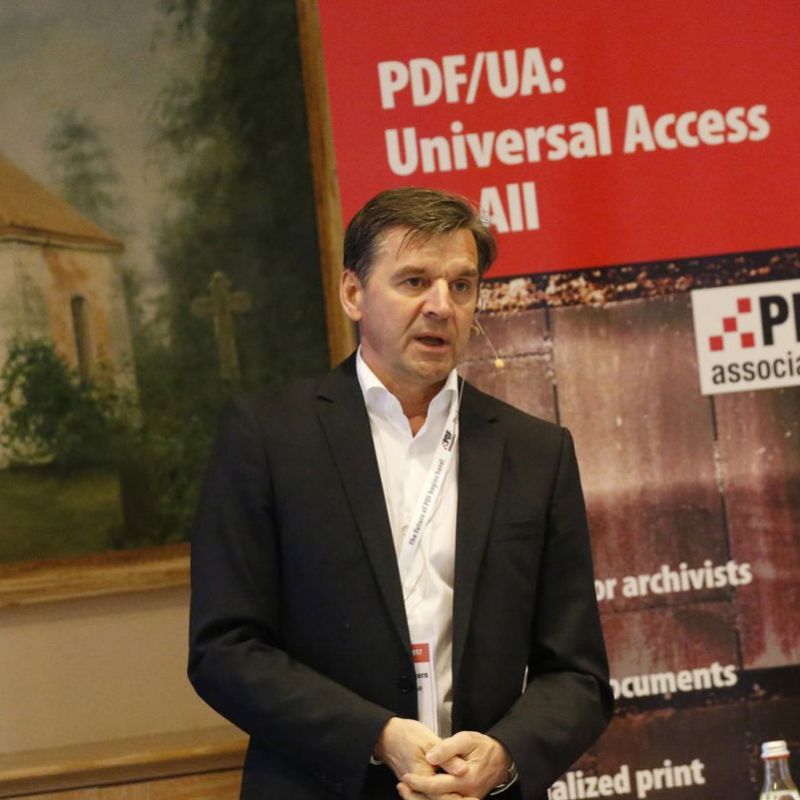 Dietrich von Seggern, stellvertretender Vorsitzender der PDF Association
