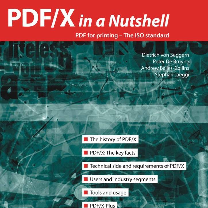 Cover von der Borschüre "PDF/X in a Nutshell"