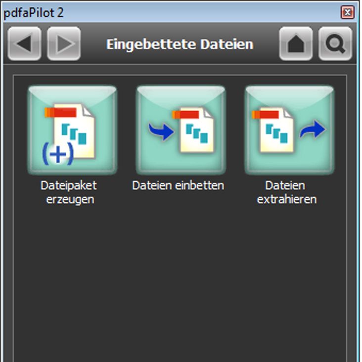 Screenshot Office-Dokumente zu einer elektronischen Akte in Form von PDF-Collections zusammenfügen